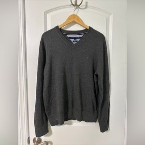 Tommy Hilfiger Grey V neck  Sweater